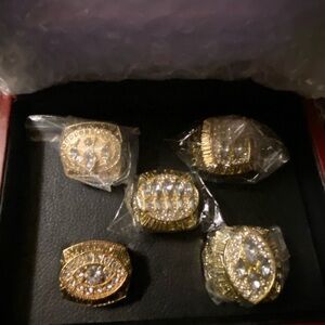 San Francisco Forty Niners Championship Ring Set 5 Size 11